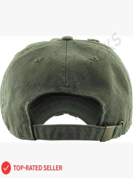 Vintage Washed Dad Hat Baseball Cap Adjustable Unisex Cotton Headwear main image 5
